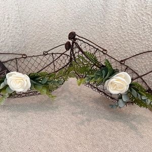 2 Flower girl wire baskets